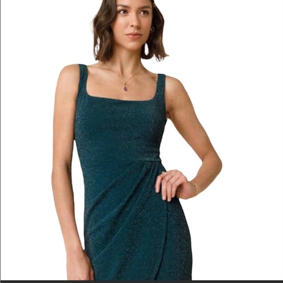 NWT  Francesca’s Alice Square Neck Dress M - Picture 1 of 8